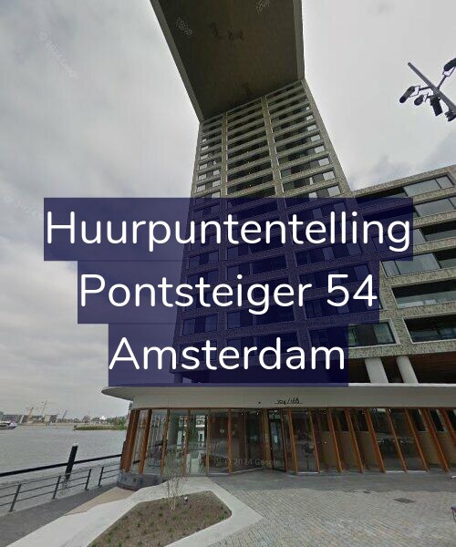Foto gevel Huurpuntentelling voor Pontsteiger 54, Amsterdam