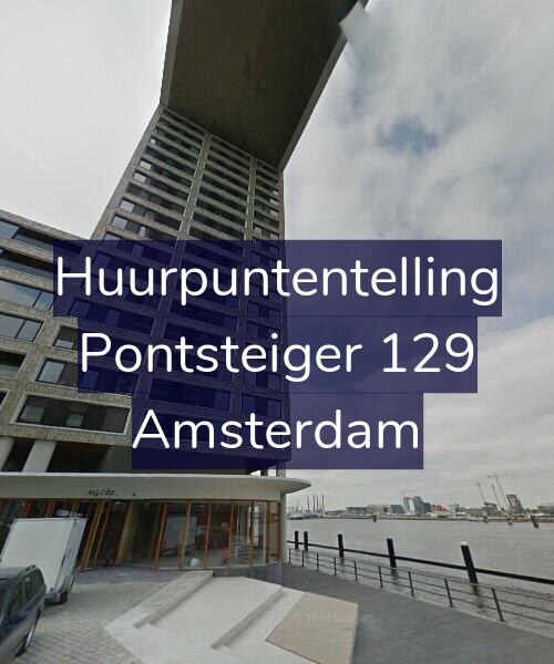 Foto gevel Huurpuntentelling voor Pontsteiger 129, Amsterdam