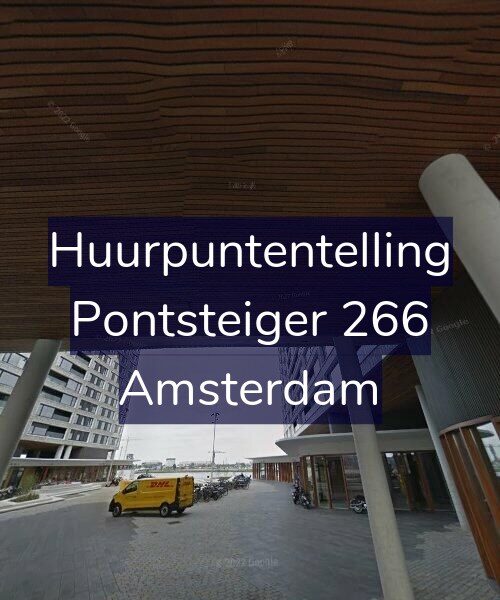 Foto gevel Huurpuntentelling voor Pontsteiger 266, Amsterdam