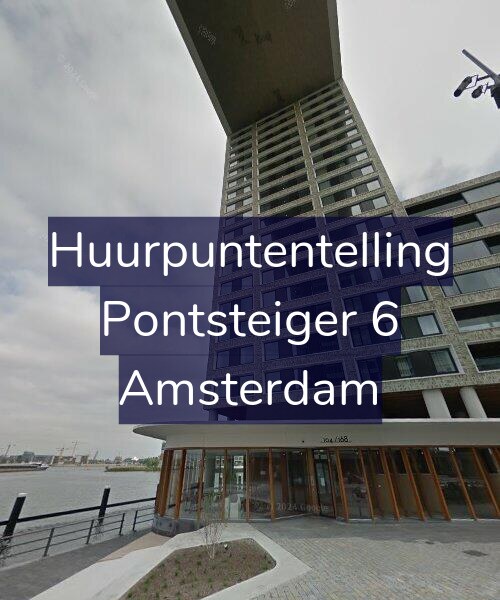 Foto gevel Huurpuntentelling voor Pontsteiger 6, Amsterdam