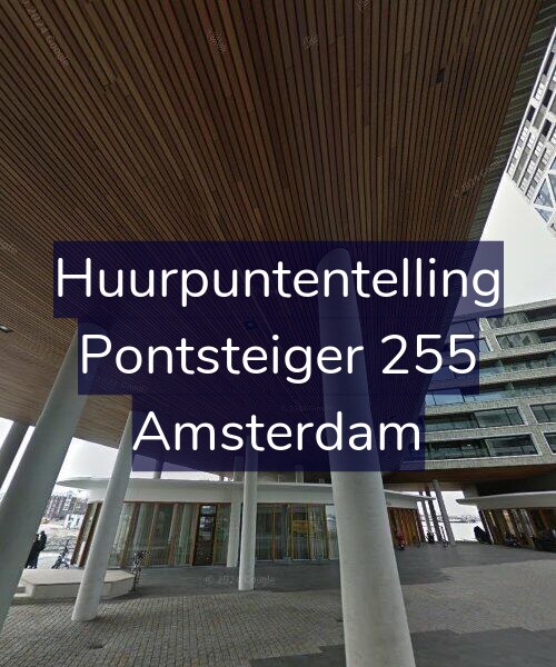 Foto gevel Huurpuntentelling voor Pontsteiger 255, Amsterdam