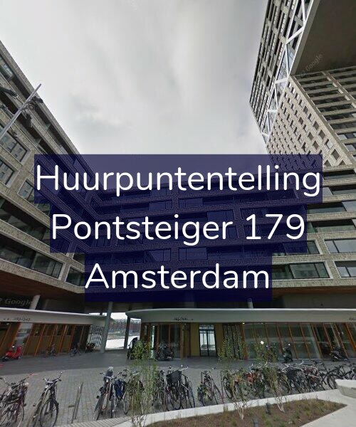 Foto gevel Huurpuntentelling voor Pontsteiger 179, Amsterdam