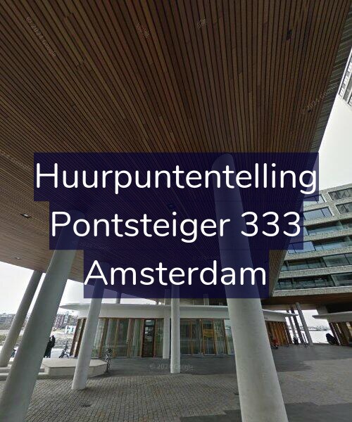 Foto gevel Huurpuntentelling voor Pontsteiger 333, Amsterdam