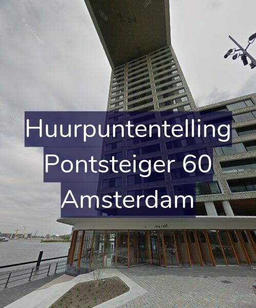 Foto gevel Huurpuntentelling voor Pontsteiger 60, Amsterdam
