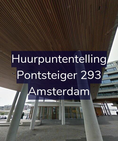 Foto gevel Huurpuntentelling voor Pontsteiger 293, Amsterdam