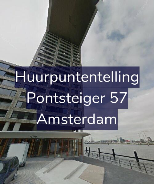 Foto gevel Huurpuntentelling voor Pontsteiger 57, Amsterdam