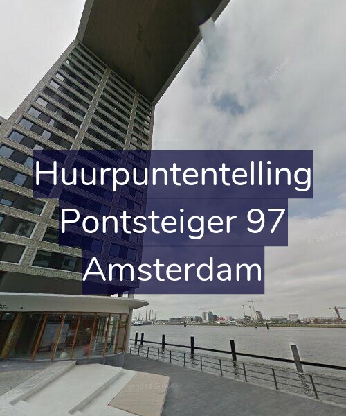 Foto gevel Huurpuntentelling voor Pontsteiger 97, Amsterdam