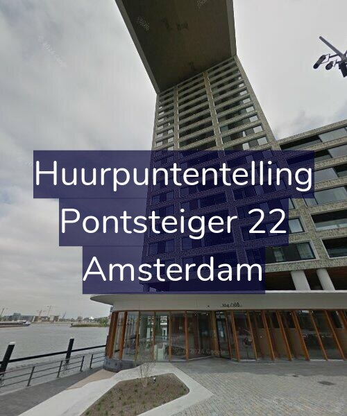 Foto gevel Huurpuntentelling voor Pontsteiger 22, Amsterdam