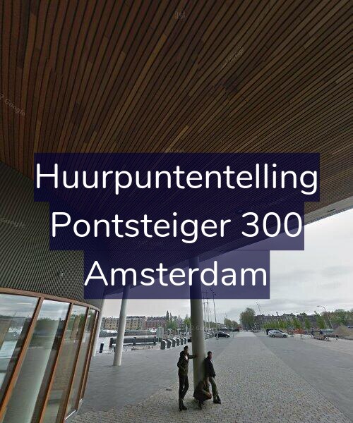 Foto gevel Huurpuntentelling voor Pontsteiger 300, Amsterdam