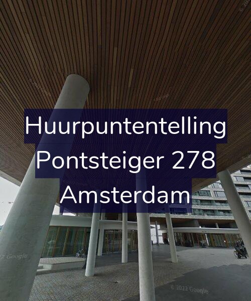 Foto gevel Huurpuntentelling voor Pontsteiger 278, Amsterdam