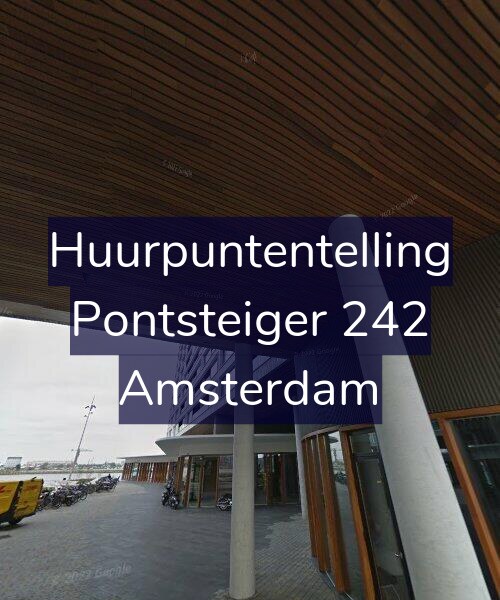 Foto gevel Huurpuntentelling voor Pontsteiger 242, Amsterdam