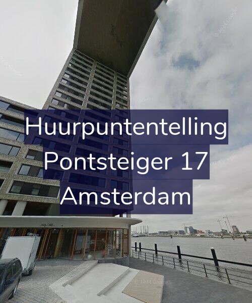 Foto gevel Huurpuntentelling voor Pontsteiger 17, Amsterdam