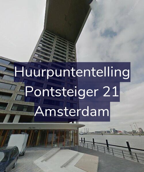 Foto gevel Huurpuntentelling voor Pontsteiger 21, Amsterdam