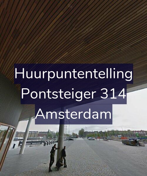 Foto gevel Huurpuntentelling voor Pontsteiger 314, Amsterdam