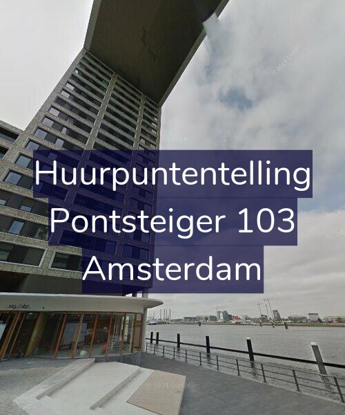 Foto gevel Huurpuntentelling voor Pontsteiger 103, Amsterdam