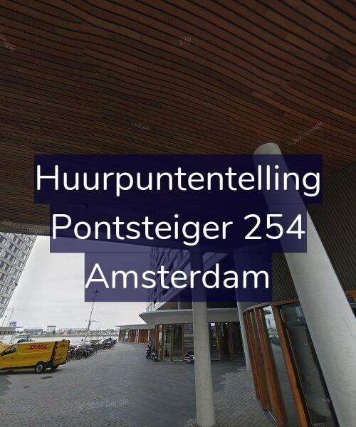 Foto gevel Huurpuntentelling voor Pontsteiger 254, Amsterdam