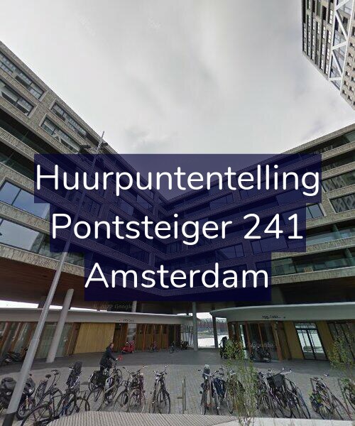 Foto gevel Huurpuntentelling voor Pontsteiger 241, Amsterdam