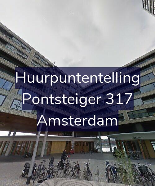 Foto gevel Huurpuntentelling voor Pontsteiger 317, Amsterdam