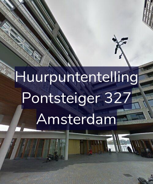 Foto gevel Huurpuntentelling voor Pontsteiger 327, Amsterdam