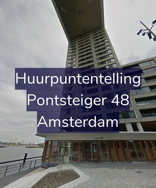 Foto gevel Huurpuntentelling voor Pontsteiger 48, Amsterdam