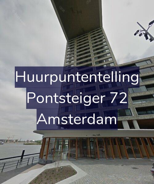 Foto gevel Huurpuntentelling voor Pontsteiger 72, Amsterdam