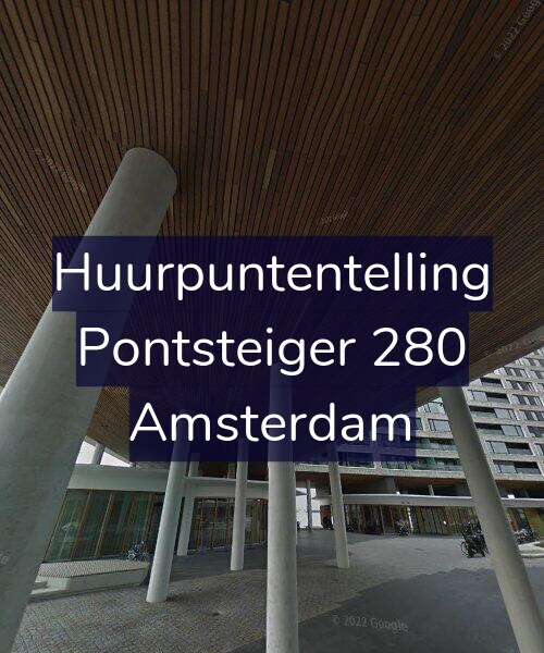 Foto gevel Huurpuntentelling voor Pontsteiger 280, Amsterdam