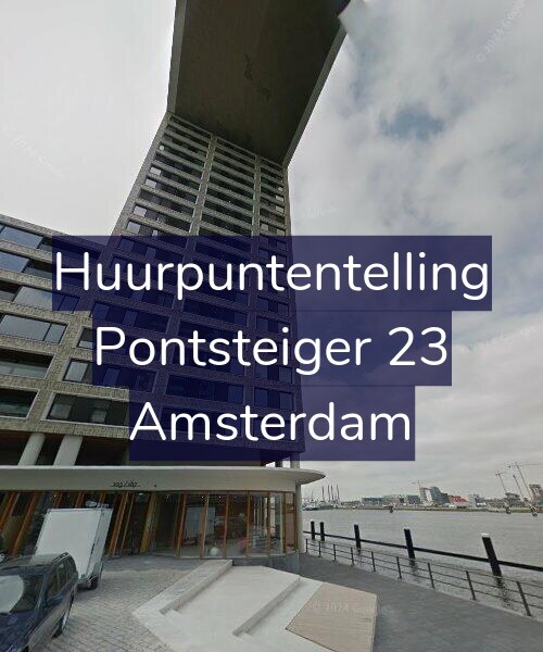 Foto gevel Huurpuntentelling voor Pontsteiger 23, Amsterdam
