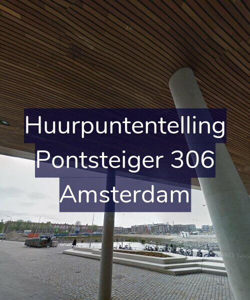 Foto gevel Huurpuntentelling voor Pontsteiger 306, Amsterdam