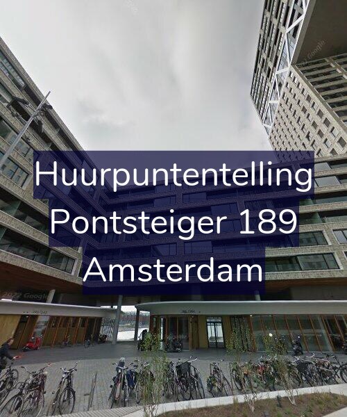 Foto gevel Huurpuntentelling voor Pontsteiger 189, Amsterdam