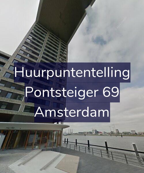 Foto gevel Huurpuntentelling voor Pontsteiger 69, Amsterdam