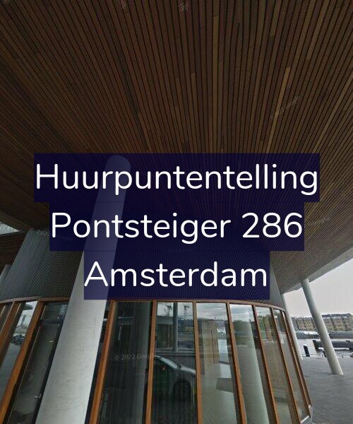 Foto gevel Huurpuntentelling voor Pontsteiger 286, Amsterdam