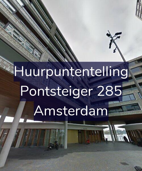 Foto gevel Huurpuntentelling voor Pontsteiger 285, Amsterdam
