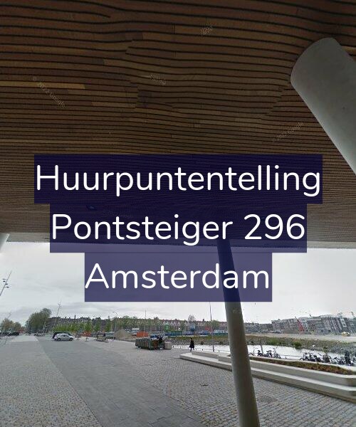 Foto gevel Huurpuntentelling voor Pontsteiger 296, Amsterdam