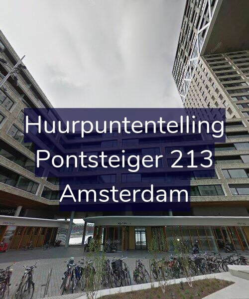 Foto gevel Huurpuntentelling voor Pontsteiger 213, Amsterdam