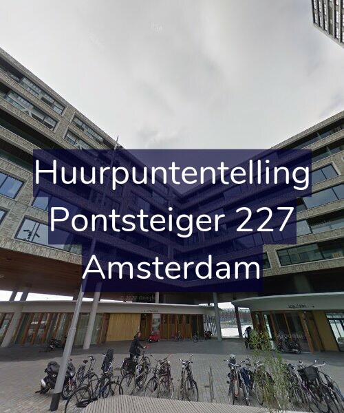 Foto gevel Huurpuntentelling voor Pontsteiger 227, Amsterdam