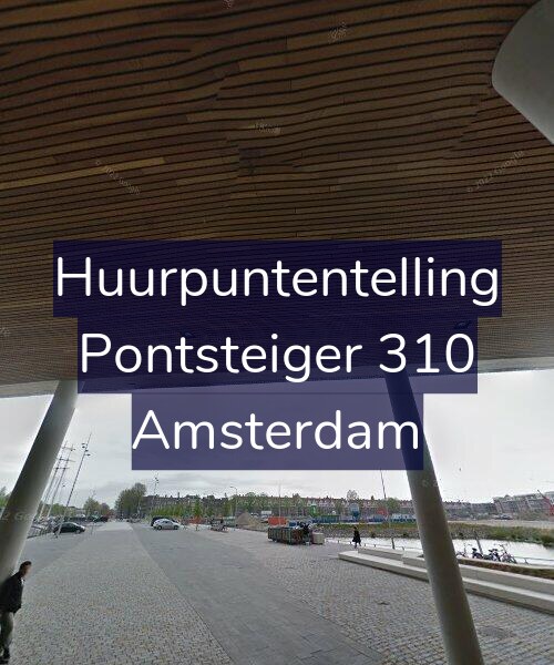 Foto gevel Huurpuntentelling voor Pontsteiger 310, Amsterdam