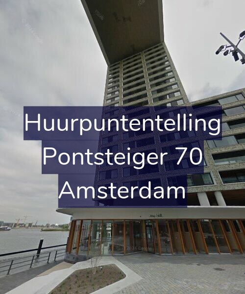 Foto gevel Huurpuntentelling voor Pontsteiger 70, Amsterdam