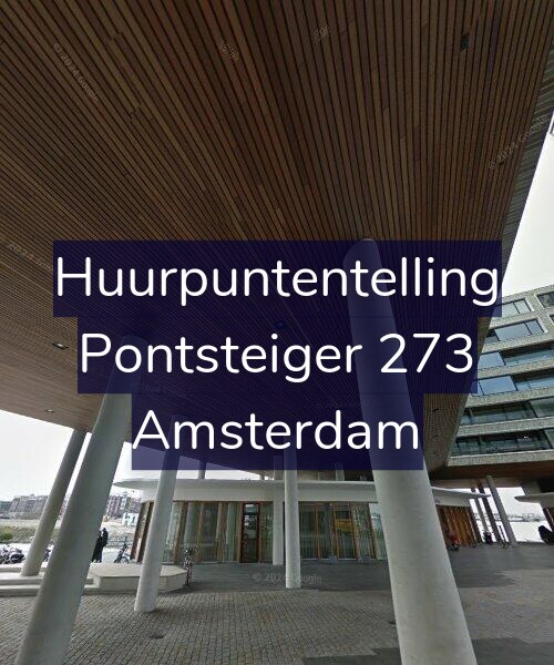 Foto gevel Huurpuntentelling voor Pontsteiger 273, Amsterdam