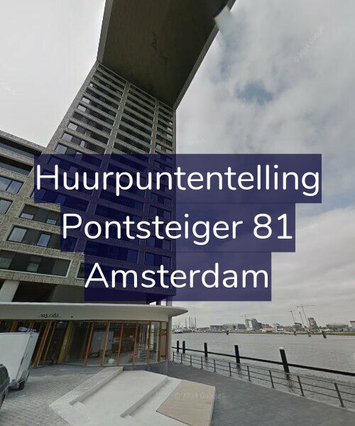 Foto gevel Huurpuntentelling voor Pontsteiger 81, Amsterdam