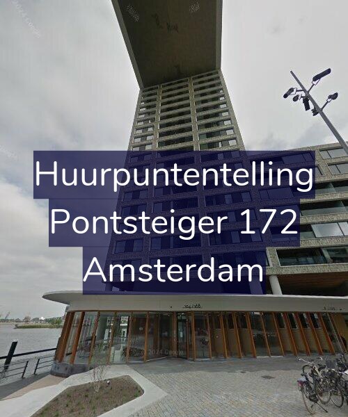 Foto gevel Huurpuntentelling voor Pontsteiger 172, Amsterdam