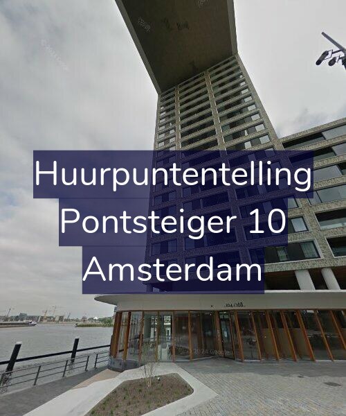 Foto gevel Huurpuntentelling voor Pontsteiger 10, Amsterdam