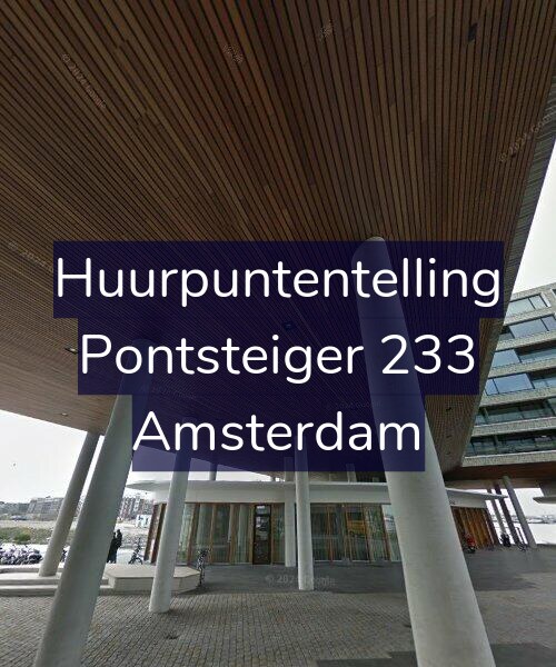Foto gevel Huurpuntentelling voor Pontsteiger 233, Amsterdam