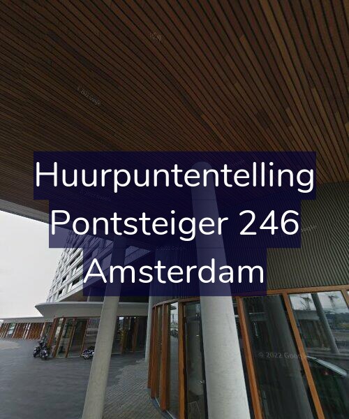 Foto gevel Huurpuntentelling voor Pontsteiger 246, Amsterdam