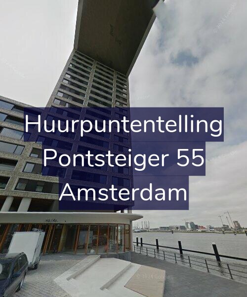 Foto gevel Huurpuntentelling voor Pontsteiger 55, Amsterdam