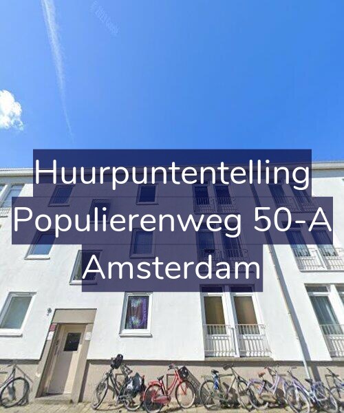 Foto gevel Huurpuntentelling voor Populierenweg 50-A, Amsterdam