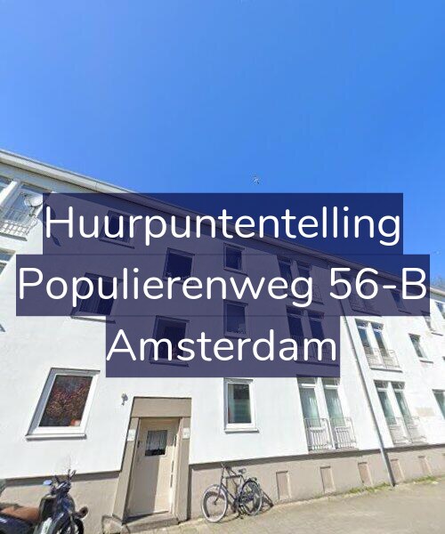 Foto gevel Huurpuntentelling voor Populierenweg 56-B, Amsterdam
