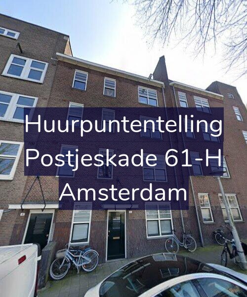 Foto gevel Huurpuntentelling voor Postjeskade 61-H, Amsterdam