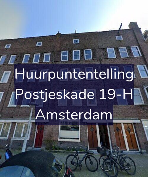Foto gevel Huurpuntentelling voor Postjeskade 19-H, Amsterdam