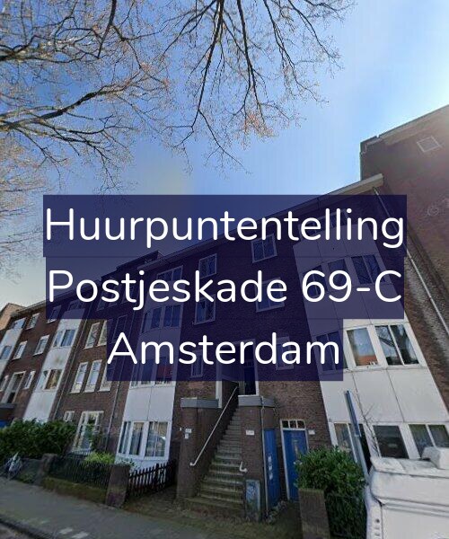 Foto gevel Huurpuntentelling voor Postjeskade 69-C, Amsterdam