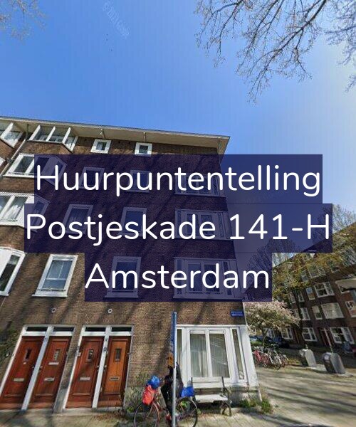 Foto gevel Huurpuntentelling voor Postjeskade 141-H, Amsterdam